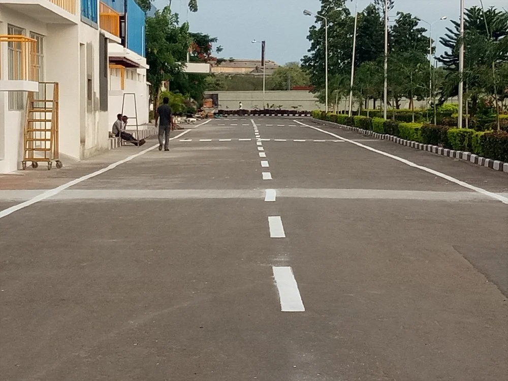 Internal 30 Ft. Concrete Road